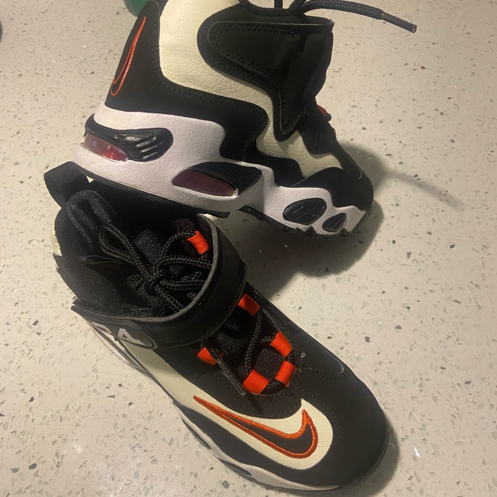 Black & Orange Griffeys Boy Shoes